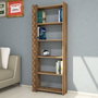 Hanah Home Estantería Nogal con Relieve CNC